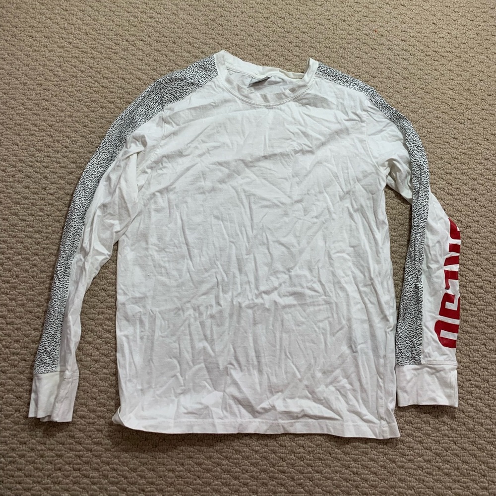 Jack Jones Mens Medium White Long Sleeve